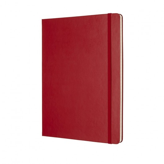 Moleskine X-Large Classic Hard Cover Notebook Red